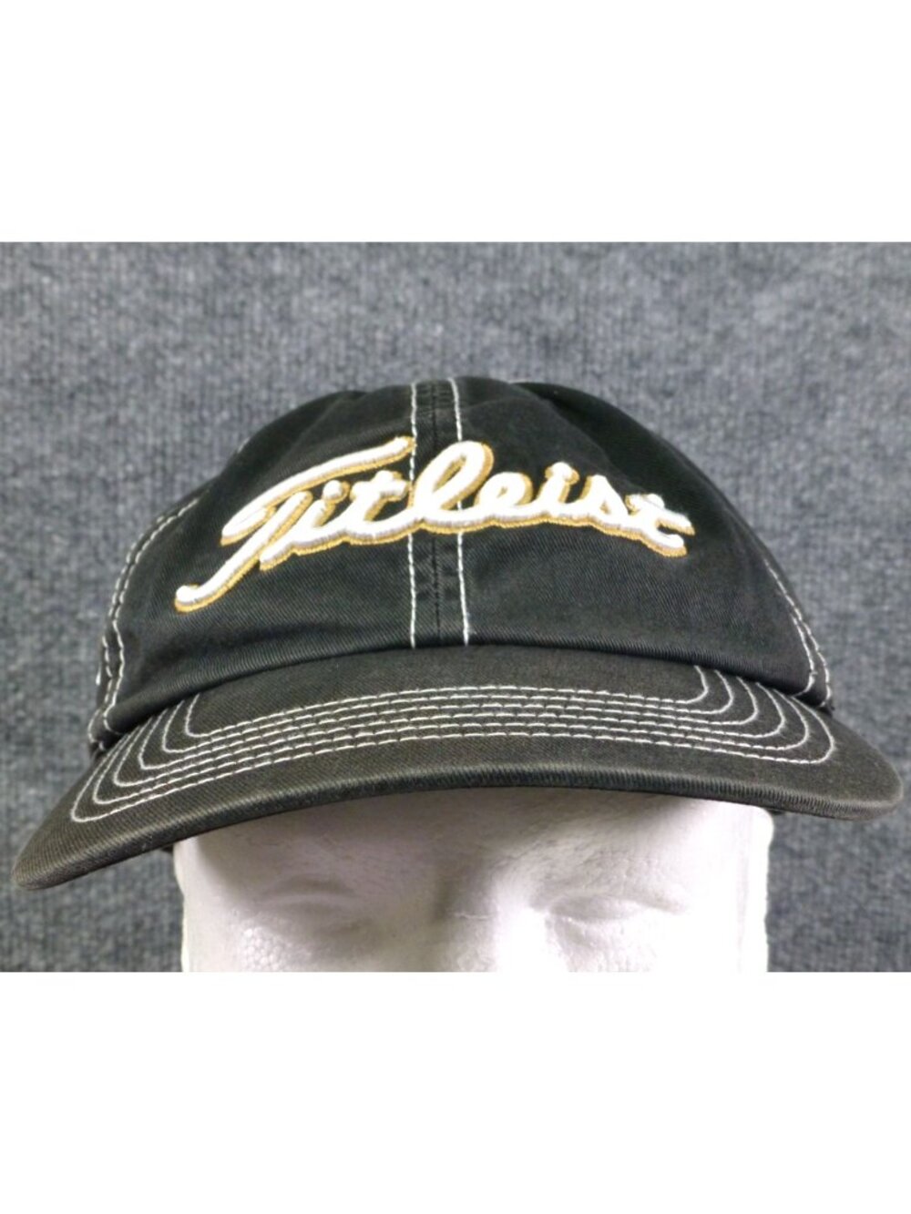Titleist Adjustable Black Cap With Wake Forest WF Logo Embroidery OSFA Golf Hat